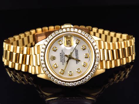 rolex usato donna|pre owned gold rolex watches.